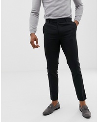 Мужские черные классические брюки от AVAIL London