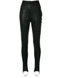 Женские черные классические брюки от Balmain