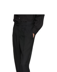 Мужские черные классические брюки от Random Identities