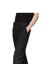 Мужские черные классические брюки от Alexander McQueen