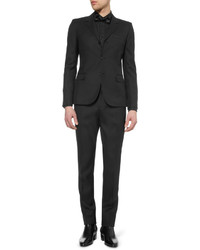 Мужские черные классические брюки от Saint Laurent