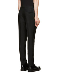 Мужские черные классические брюки от Alexander McQueen