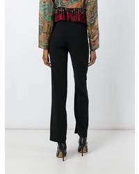 Женские черные классические брюки от Dolce & Gabbana Vintage