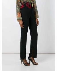 Женские черные классические брюки от Dolce & Gabbana Vintage