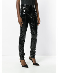 Женские черные классические брюки от Saint Laurent