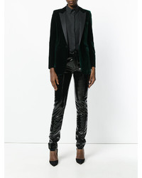 Женские черные классические брюки от Saint Laurent