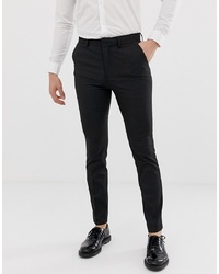Мужские черные классические брюки от New Look