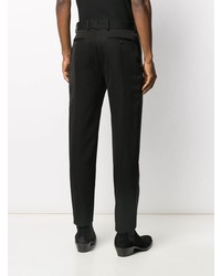 Мужские черные классические брюки от Alexander McQueen