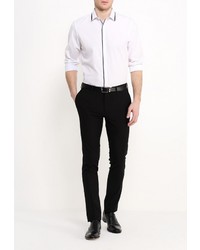 Мужские черные классические брюки от Topman