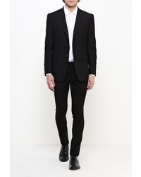 Мужские черные классические брюки от Topman