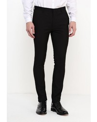 Мужские черные классические брюки от Topman