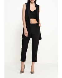 Женские черные классические брюки от Topshop