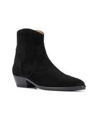 Мужские черные ковбойские сапоги от Isabel Marant