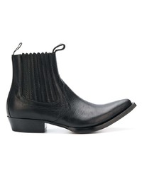 Мужские черные ковбойские сапоги от Givenchy