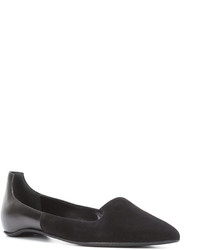 Черные кожаные балетки от Pierre Hardy