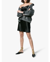 Черные кожаные балетки от Off-White