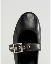 Черные кожаные балетки от Park Lane