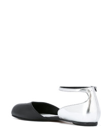 Черные кожаные балетки от Maison Margiela