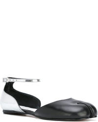 Черные кожаные балетки от Maison Margiela