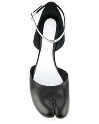 Черные кожаные балетки от Maison Margiela