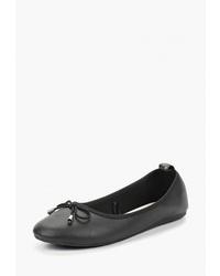 Черные кожаные балетки от Piazza Italia