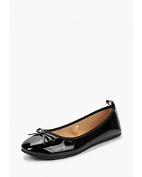 Черные кожаные балетки от Piazza Italia