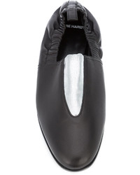 Черные кожаные балетки от Pierre Hardy