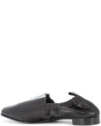Черные кожаные балетки от Pierre Hardy
