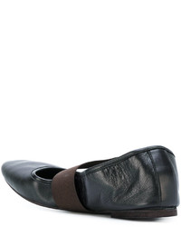 Черные кожаные балетки от Danielapi