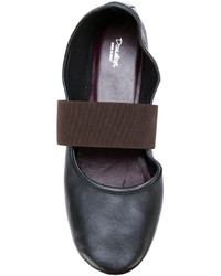 Черные кожаные балетки от Danielapi