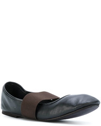 Черные кожаные балетки от Danielapi