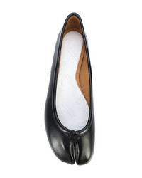 Черные кожаные балетки от Maison Margiela