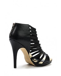 Черные кожаные босоножки на каблуке от Call it SPRING