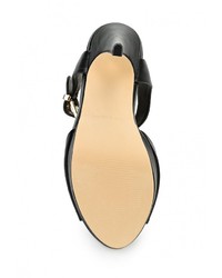 Черные кожаные босоножки на каблуке от Call it SPRING