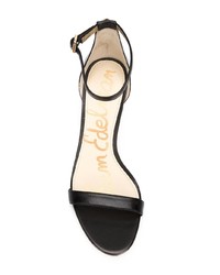 Черные кожаные босоножки на каблуке от Sam Edelman