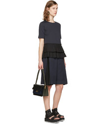 Женские черные кожаные босоножки от Marni