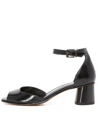 Женские черные кожаные босоножки от Rachel Comey