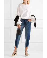 Женские черные кожаные босоножки от Stella McCartney