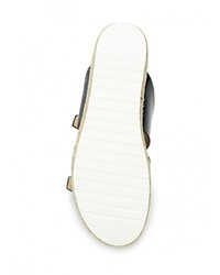 Женские черные кожаные босоножки от Guapissima