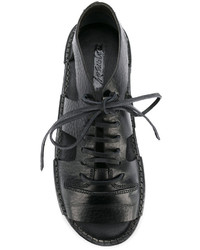 Женские черные кожаные босоножки от Marsèll