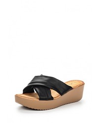 Женские черные кожаные босоножки от Pezzano