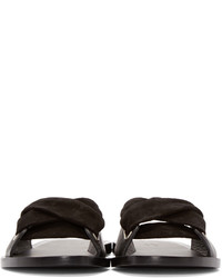 Женские черные кожаные босоножки от Rag & Bone