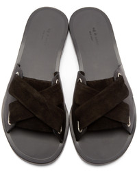 Женские черные кожаные босоножки от Rag & Bone