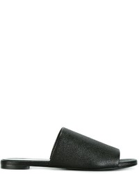 Женские черные кожаные босоножки от Robert Clergerie