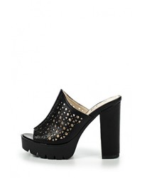 Женские черные кожаные босоножки от Sweet Shoes