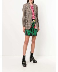 Черные кожаные ботильоны c бахромой от Gucci