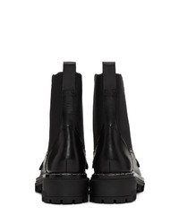 Черные кожаные ботильоны на шнуровке от Rag and Bone