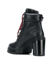 Черные кожаные ботильоны на шнуровке от Marc Jacobs