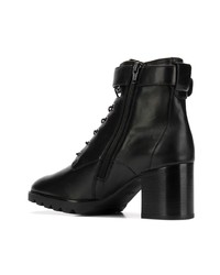 Черные кожаные ботильоны на шнуровке от Högl
