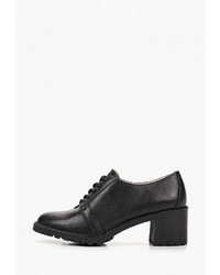 Черные кожаные ботильоны на шнуровке от Pierre Cardin